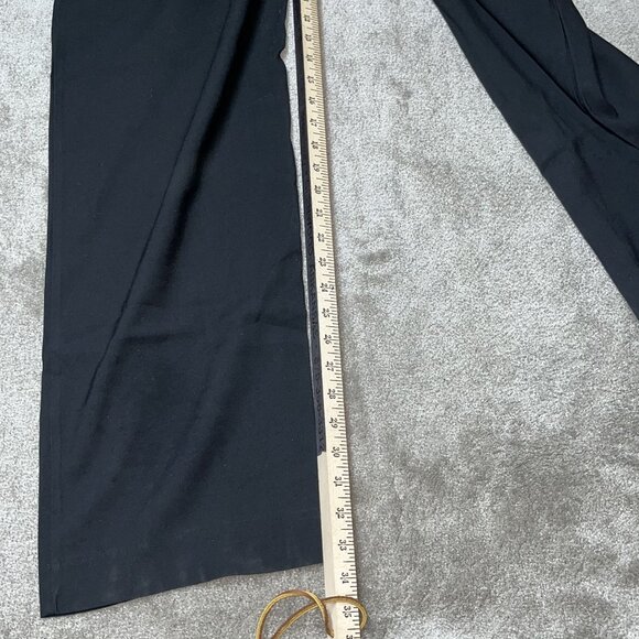 NWT A‎ New Day Women’s Black Wide Leg High Rise Trouser Rayon Pants - Size 2L - Picture 6 of 10